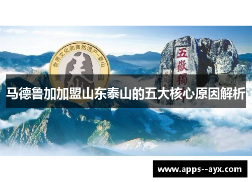 马德鲁加加盟山东泰山的五大核心原因解析