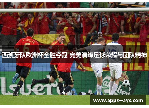 西班牙队欧洲杯全胜夺冠 完美演绎足球荣耀与团队精神 西班牙队欧洲杯全胜夺冠 完美演绎足球荣耀与团队精神